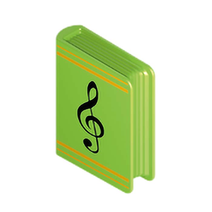 Muziekstandaard goud (kopie)