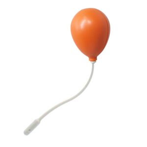 Feest verjaardag Playmobil Ballon met touw Oranje