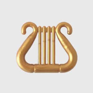 Muziekinstrument Harp Goud