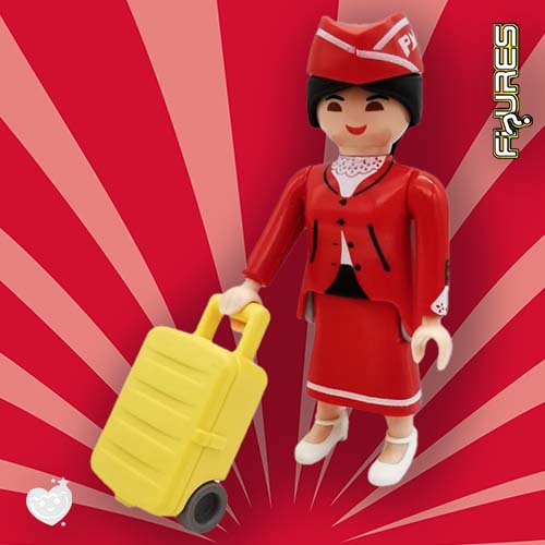 Playmobil Figures Serie 18 – Stewardess