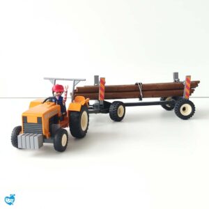 Playmobil 4209 Tractor Met Houttransport