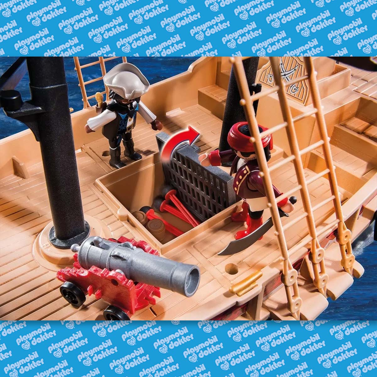 Playmobil 6678 Piraten aanvalsschip - Afbeelding 3
