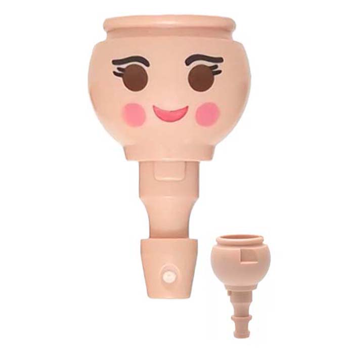 Playmobil Klicky Hoofd Vrouw Man Baard – 01