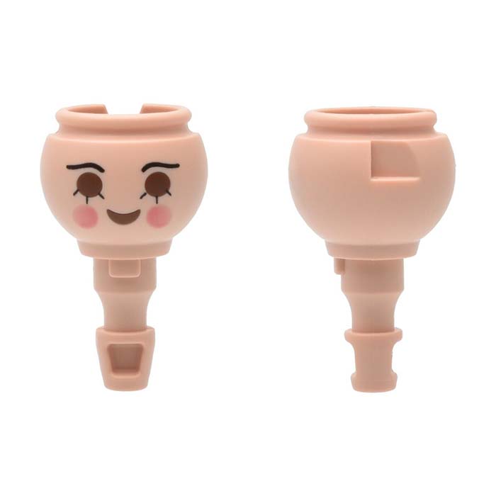 Playmobil Klicky Hoofd Meisje met Wimpers en Blos (2)