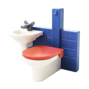 Playmobil Toiletten Faciliteit WC + Wastafel Meubel