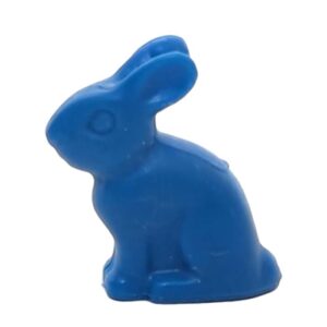 Knuffel Konijn blauw zittend