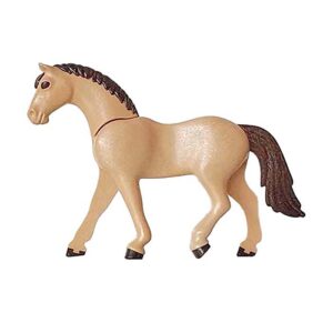 Playmobil Paard Sportpaard (lichtbruin/zwart)