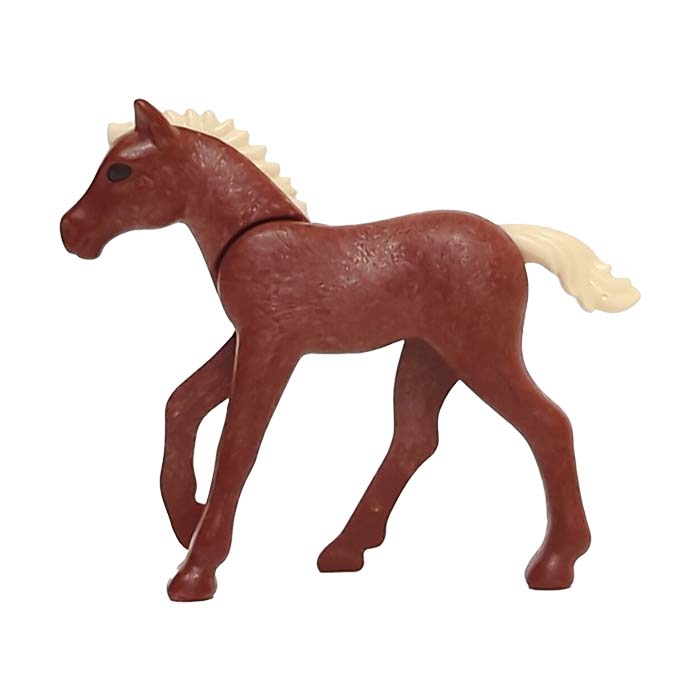 Playmobil Pony baby (veulen) (Rood-Bruin)