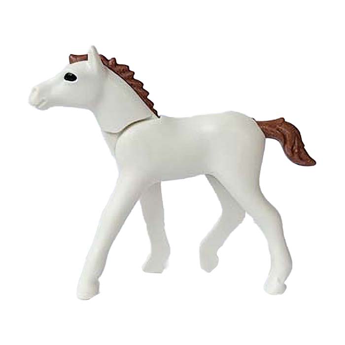 Playmobil Pony baby (veulen) (wit)