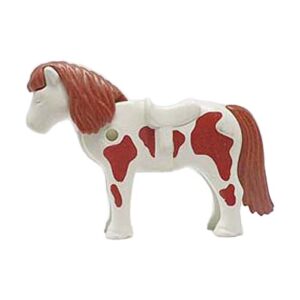 Playmobil Pony, Shetland (wit/tan)