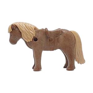 Playmobil Pony, Shetland (donkerbruin/beige)