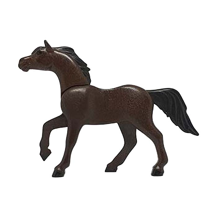 Playmobil Paard Arabier (donkerbruin/zwart)