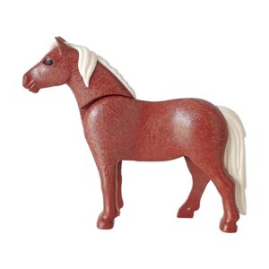 Playmobil Pony, 2011-stijl (roodbruin)