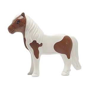 Playmobil Pony (2005-stijl) (bruin-wit)