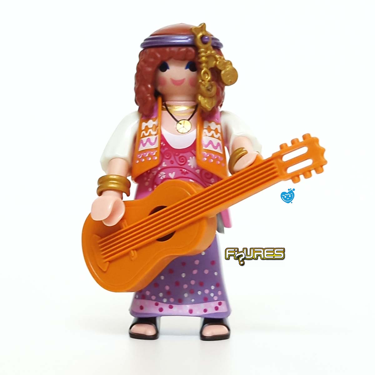 Playmobil Figures Serie 11 - Hippie Muzikant / Volkszanger