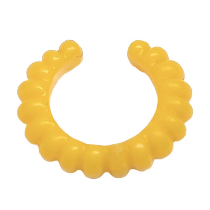 Playmobil Kleding Kraag, strak, geribbeld Geel