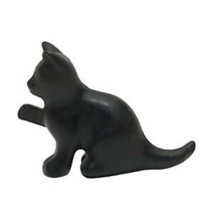 Playmobil Dier Kitten zittend poesje baby Zwart