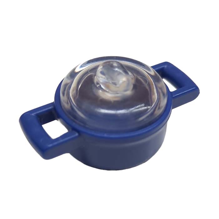 Servies Serveerschaal Blauw Rond met deksel