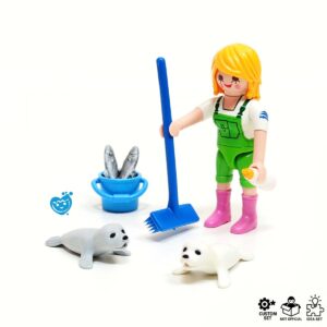 Playmobil Dierenverzorger met zeehondenpups