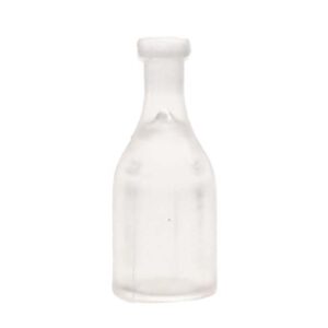 Fles wit/ transparant