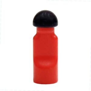 8130 Rode Bidon Drinkfles Tube Rood met Zwarte dop