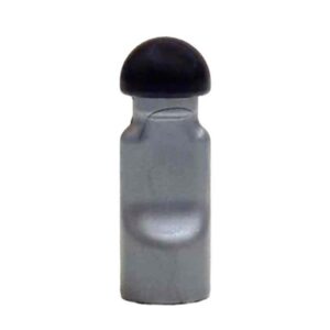 8130 Rode Bidon Drinkfles Tube met zwarte dop