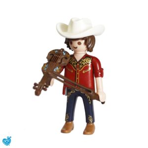 Playmobil Figures Serie 22 Muzikant Violist Country Western