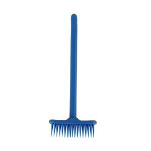 Gereedschap Huisbezem kort staand, Blauw