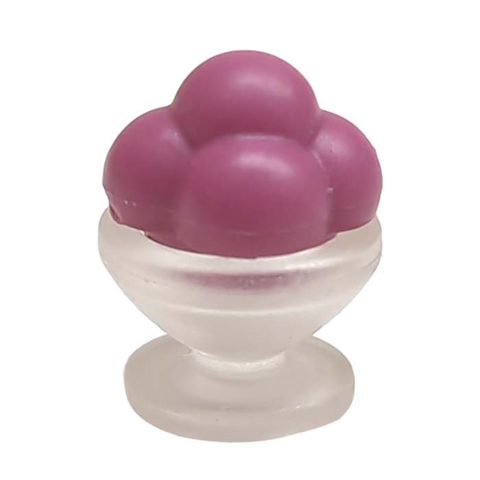 8410 IJsbolletje Paarse Bosbessen met schaaltje