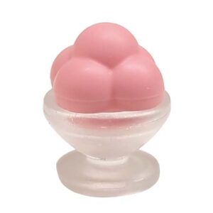 8410 IJsbolletje Babyroze Aardbei met schaaltje