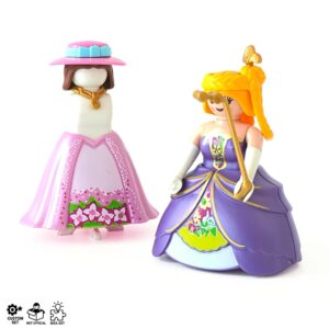 Prinses met paspop