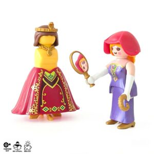 Prinses met paspop