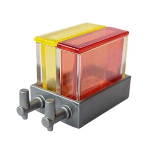8410 Dispenserbasis voor fonteindranken met 2 kranen, zilvergrijs