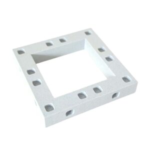 Playmobil System X Bodemplaat, vierkant (2x2 stuks), open in het midden