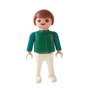 Personages Playmobil Kind Vintage Jongen Groen