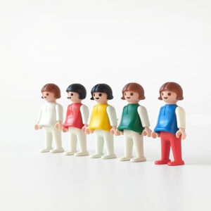 Personages Playmobil Kinderen, Meisje Vintage Blauw jurkje Rode Marjo (kopie)