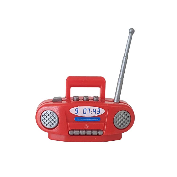 Playmobil Muziekinstrument Radio Rood
