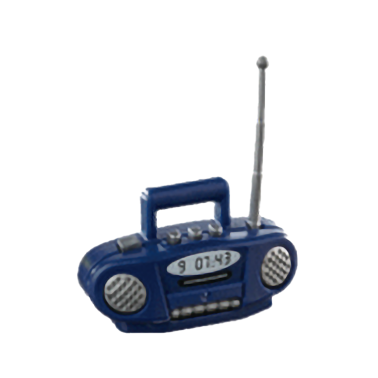 Playmobil Muziekinstrument Radio Blauw