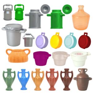 Playmobil Overzicht Vazen Hoedenkoffers Koffer Vintage Emmer Mand Glazen Wijnkaraf Groot