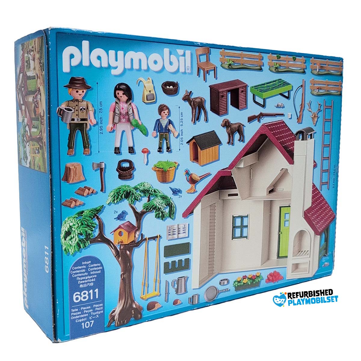 Playmobil 6811 Boswachtershuis - Incl Doos - Afbeelding 7