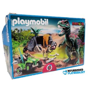 Playmobil 9231 Explorer Quad met T. Rex - Incl. Doos