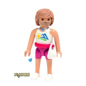Playmobil Figures Serie 23 Roze Maandag Zwem Instructeur