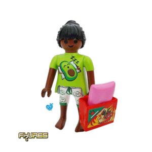 Playmobil Figures Serie 21 Puber in Pyjama Avocado meisje