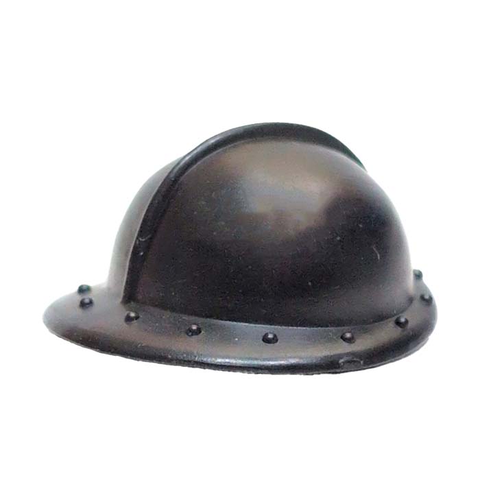 Playmobil Zwarte Helm met Noppenrand