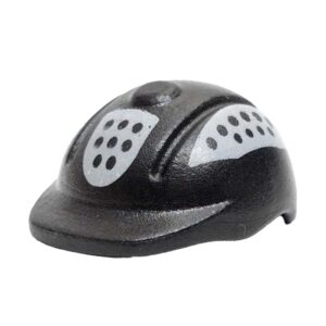 Playmobil Zwarte Ruiterhelm met Stippenpatroon