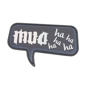 Playmobil Tekstballon “MUA ha ha ha ha” (stripstijl)