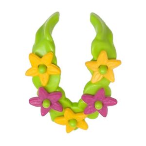 Playmobil ketting met paarse Bloemen, Hawaï Bloemenketting