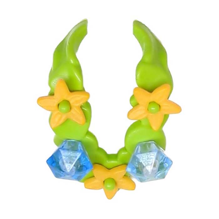 Playmobil ketting met blauwe Diamanten, Hawaï Bloemenketting