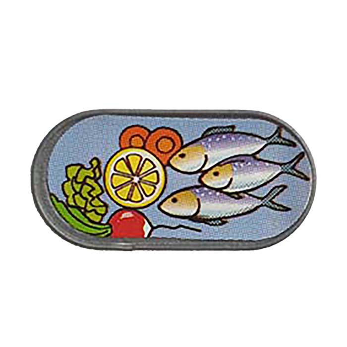 8230 Eten ingeblikt Vis op water