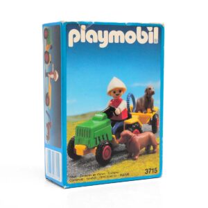 Playmobil 3715 Jongen Met Tractor En Honden - Incl. Doos